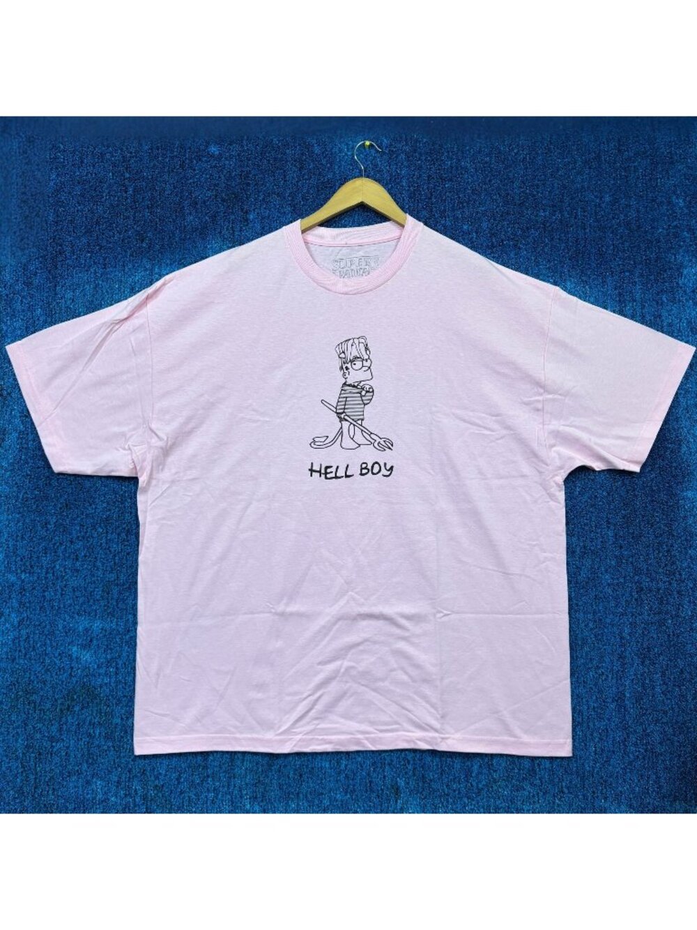 Superr Radical “Bart Simpson Hellboy” Graphic T-Shirt Size XXXL
